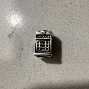 Pandora Silver Telephone Booth Charm